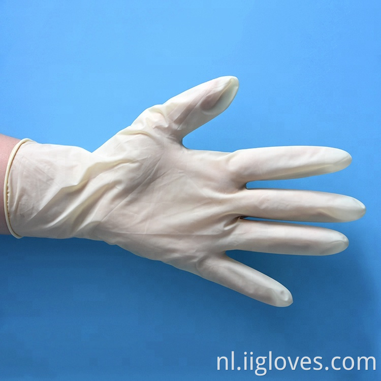 Wegwerphandschoenen Poedervrij laboratoriumonderzoek latexhandschoenen